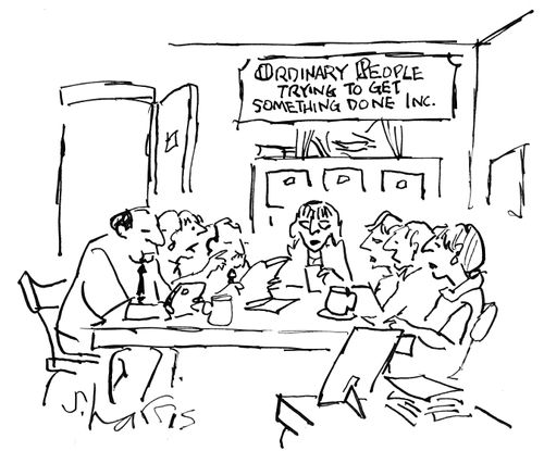 Ordinary people trying to get something done, Inc.'