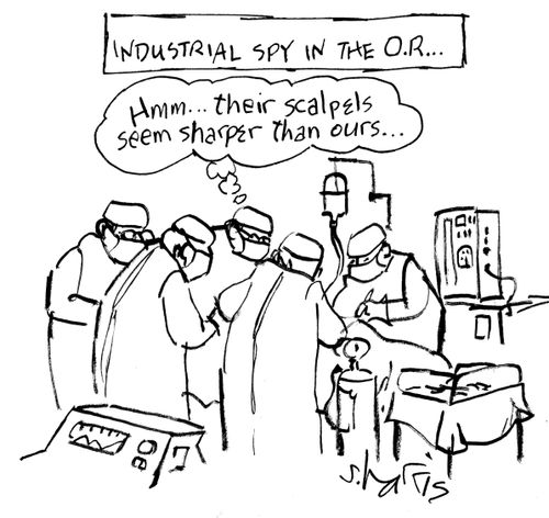 Industrial spy in the OR...
