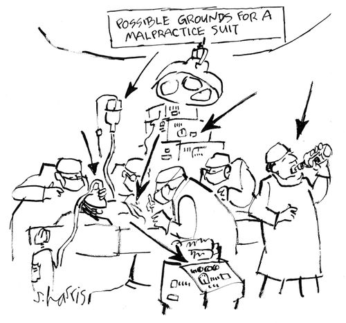 Possible grounds for a malpractice suit.