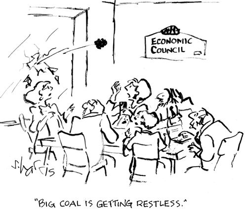 "Big coal is getting restless."