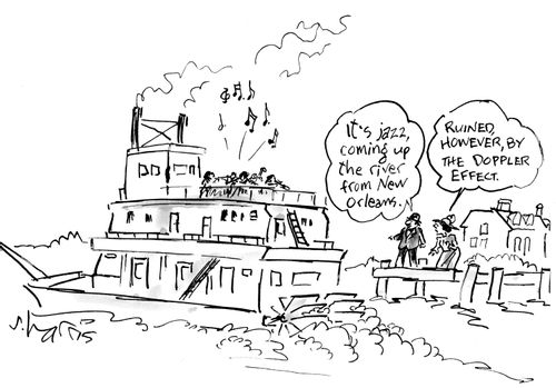 "It's jazz, coming up the fiver from New Orleans."