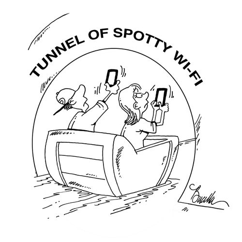 Tunnel of Spotty Wi-Fi