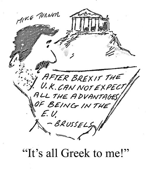 Brexit."It's all Greek to me!"