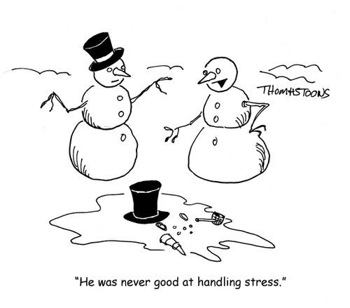 "He was never good at handling stress."