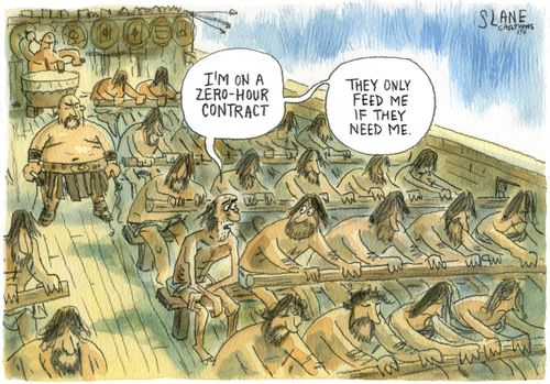 "I'm on zero-hour contract - they only feed me if they need me."