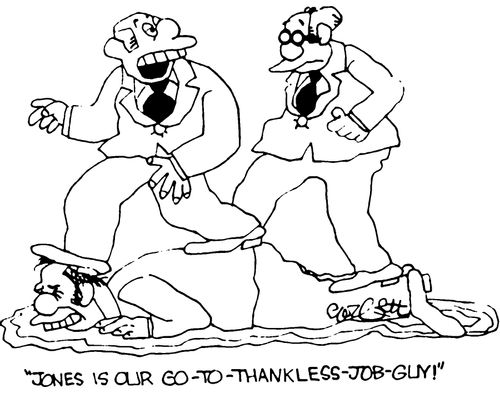 "Jones is our go-to-thankless-job-guy!"