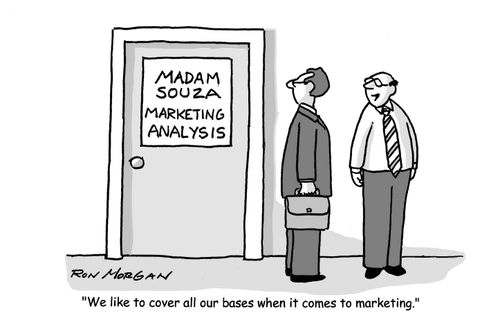 "We like to cover all our bases when it come to marketing."