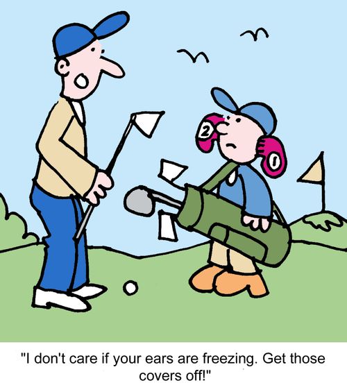 "I don't care if your ears are freezing. Get those covers off!"