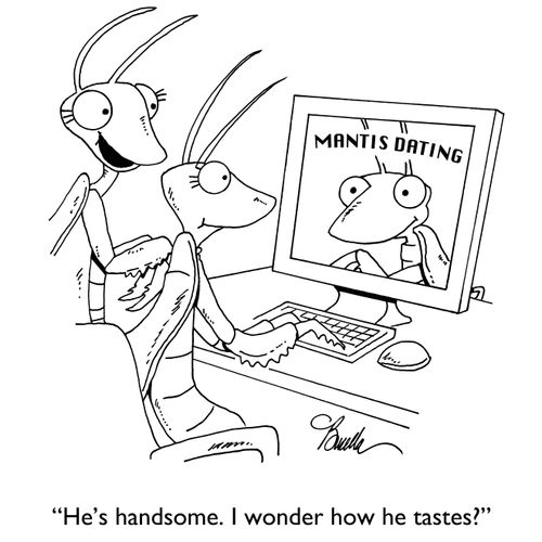 "He's handsome. I wonder how he tastes?"