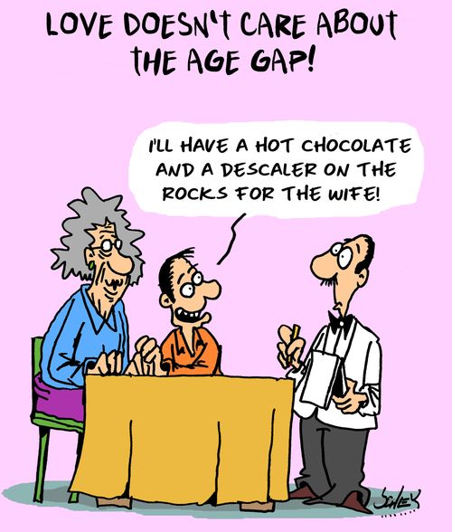 Love doesn't care about the age gap!