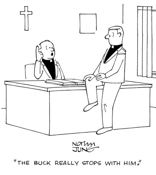 "The buck really stops with him."