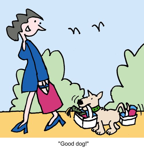 "Good dog!"