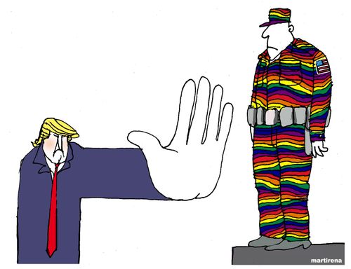 Transgender personnel in the military.
