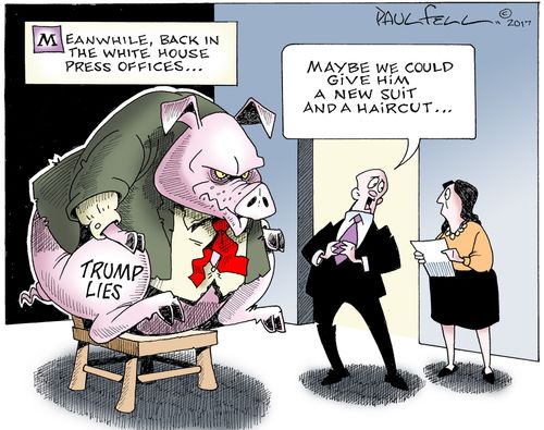 Meanwhile, back in the White House press offices....