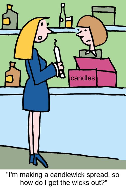 "I'm making a candlewick spread, so how do I get the wicks out?"