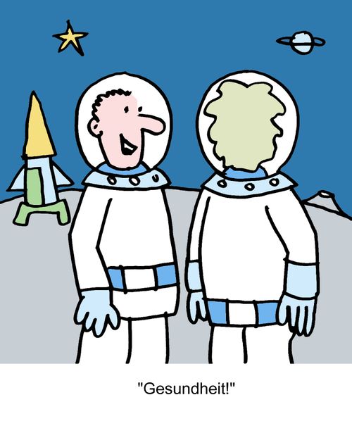 "Gesundheit!"