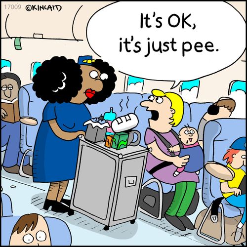 "It's OK, it's just pee."