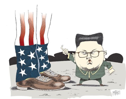 Kim Jong-un threatens the United States.