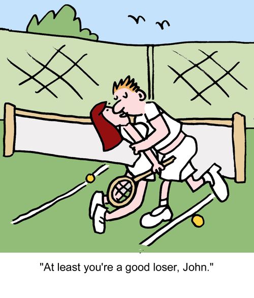 "At least you're a good loser, John."