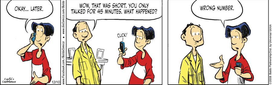 "Wow, that was short. You only talked for 45 minutes. What happened?"