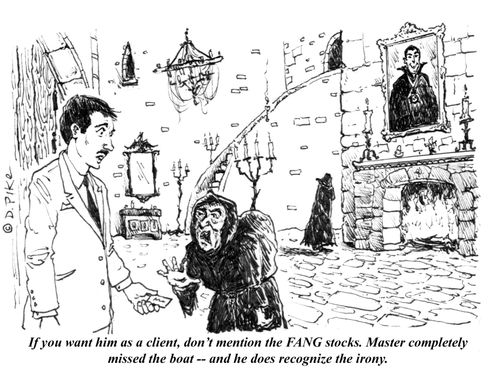 "If you want him as a client, don't mention the FANG stocks. Master completely missed the boat -- and he does recognize the irony."