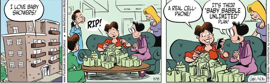 "It's their 'Baby Babble Unlimited' plan!"