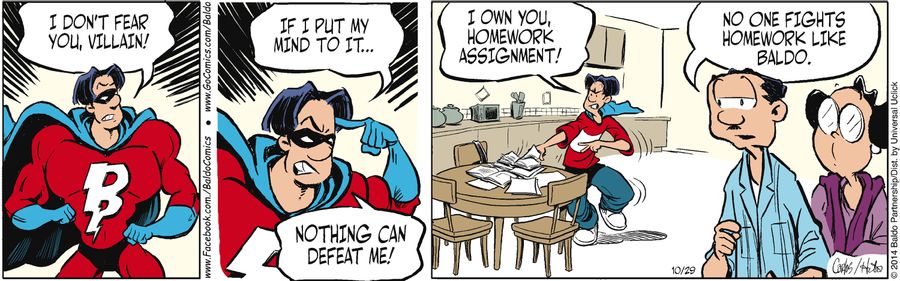 "I own you, homework assignment!"