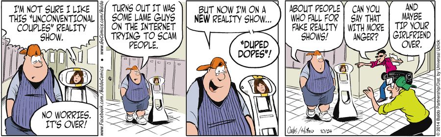 "I'm not sure I like this 'Unconventional Couples' reality show."
