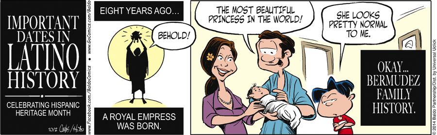 Important dates in Latino history: Eight years ago...a royal empress was born.