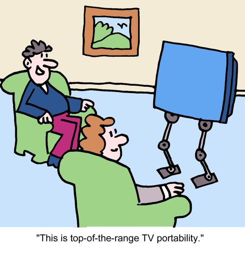 "This is top-of-the-range TV portability."