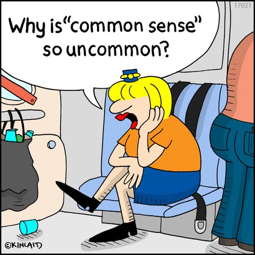 "Why is 'common sense' so uncommon?"