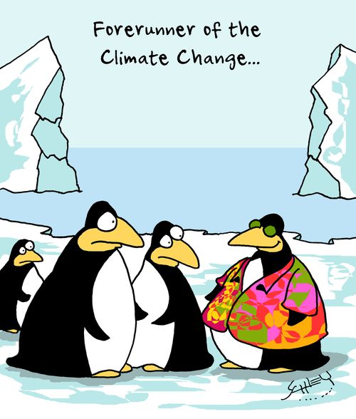 "Forerunner of the climate change...."