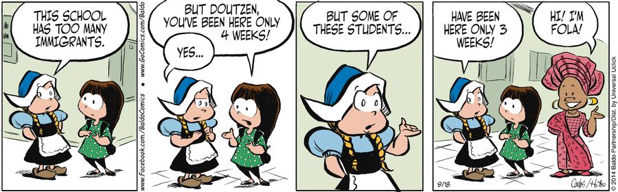 "This school has too many immigrants."
