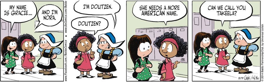 "She needs a more American name."