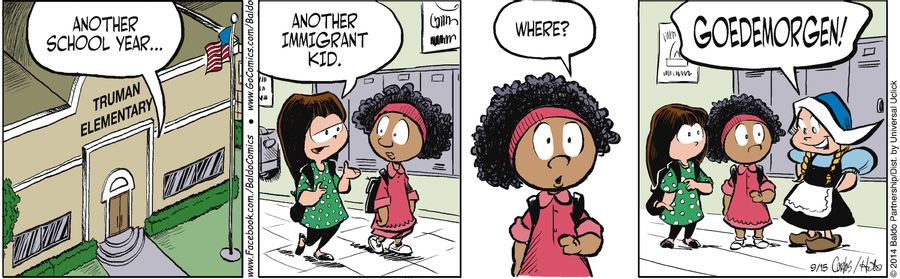 "Another school year...another immigrant kid."