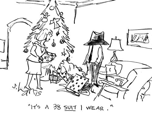 "It's a 38 suit I wear."