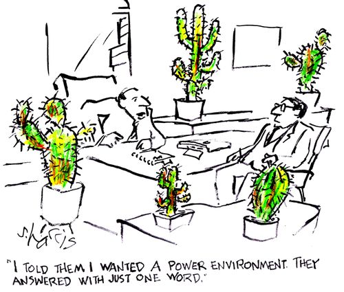 "I told them I wanted a power environment.  They answered with just one word."