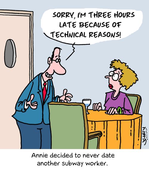 Annie decided to never date another subway worker.