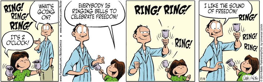 "I like the sound of freedom!"