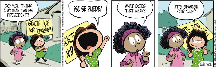 "It's Spanish for 'duh'!"