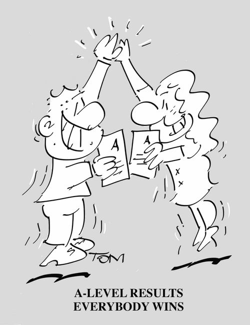A-Level results - Everybody wins