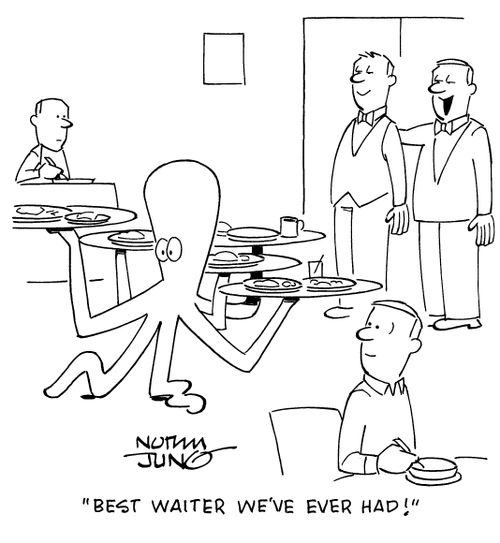 "Best waiter we've ever had!"