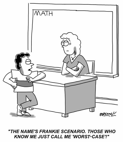 "The name's Frankie Scenario. Those who know me just call me 'Worst-case'!"