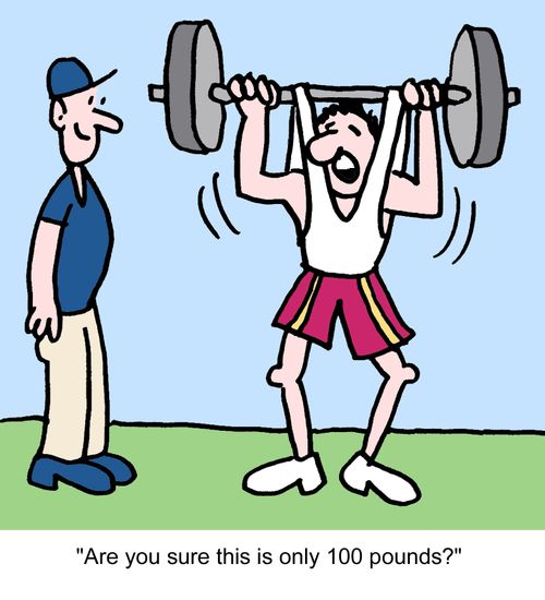 "Are you sure this is only 100 pounds?"