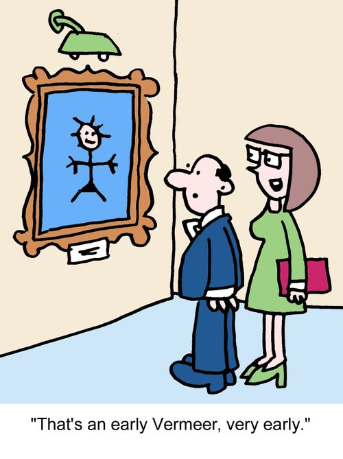 "That's an early Vermeer, very early."