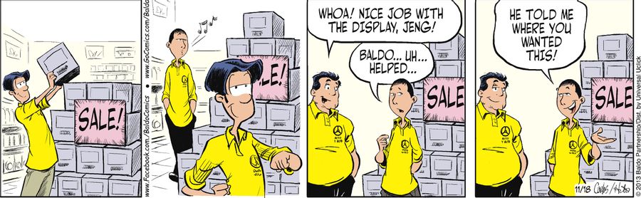"Whoa! Nice job with the display, Jeng!"