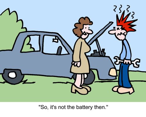 "So, it's not the battery then."