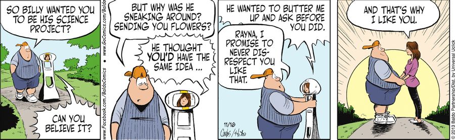"So Billy wanted you to be his science project?"