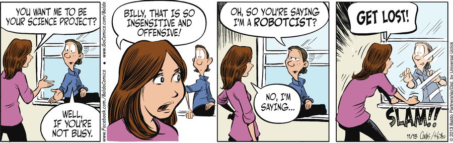 "You want me to be your science project?"
