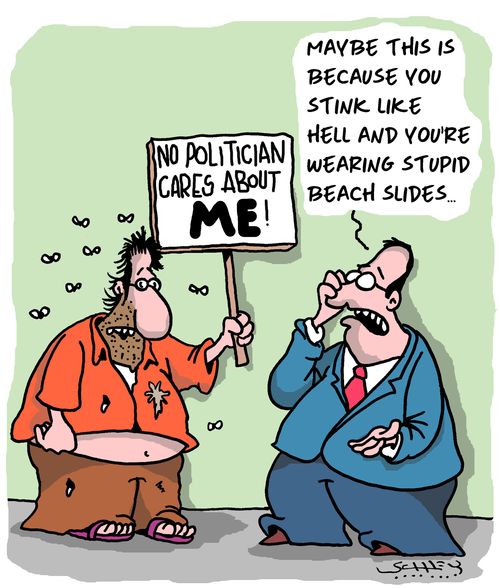 No politician cares about me!